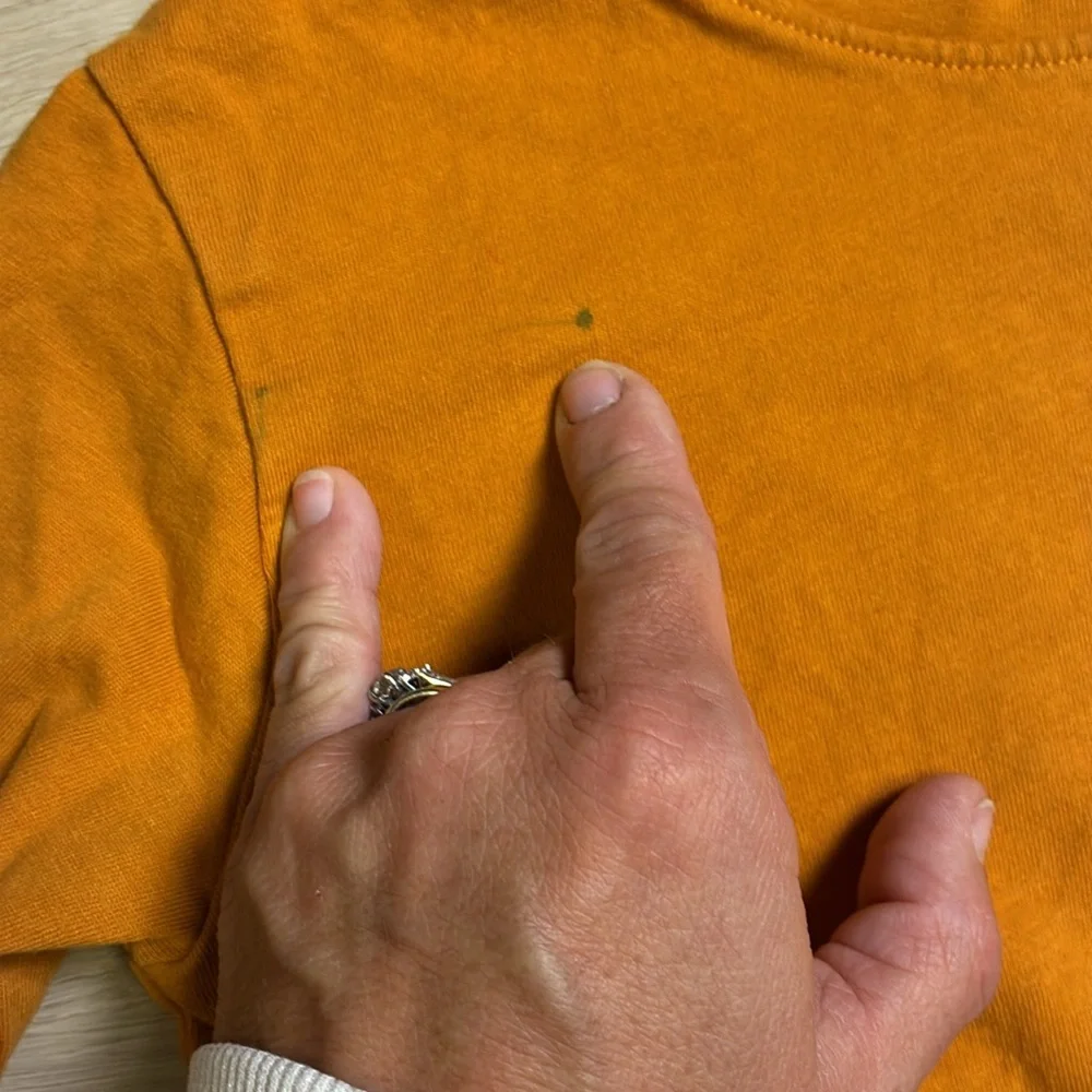 Cat & Jack Maroon Short Sleeve and Mustard Yellow Long Sleeve Kids Tees 2/3T - Picture 4 of 5